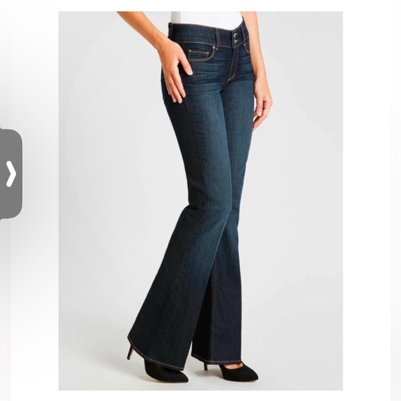 NWOT PAIGE Hidden Hills Flare Bootcut Jeans Dark Wash Size 28